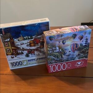 Two 1000-Piece Puzzles